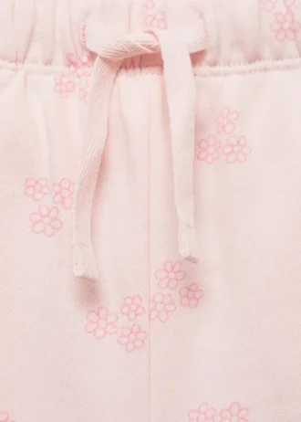 Short en coton imprimé