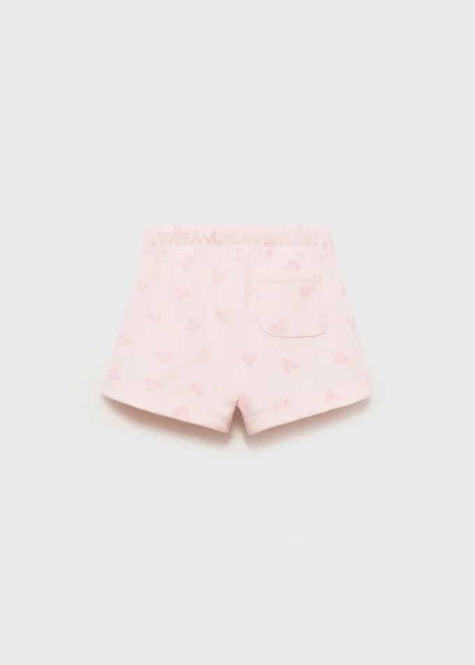 Short en coton imprimé Short en coton imprimé