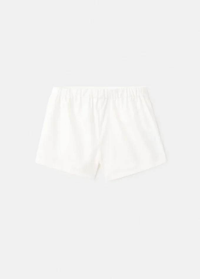 Short en coton uni