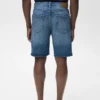 Short en denim coupe classique