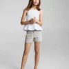 Short en denim coupe droite Short en denim coupe droite