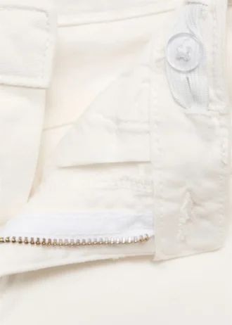 Short en denim coupe droite