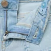 Short en denim coupe droite Short en denim coupe droite