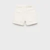 Short en denim coupe droite Short en denim coupe droite
