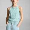 Short en denim à ourlet effiloché Short en denim à ourlet effiloché