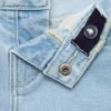 Short en denim à ourlet effiloché Short en denim à ourlet effiloché