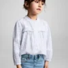 Short en denim à revers Short en denim à revers