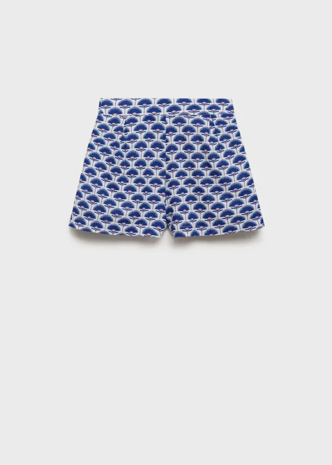Short en lin imprimé Short en lin imprimé