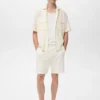Short en maille structurée