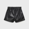 Short en simili cuir