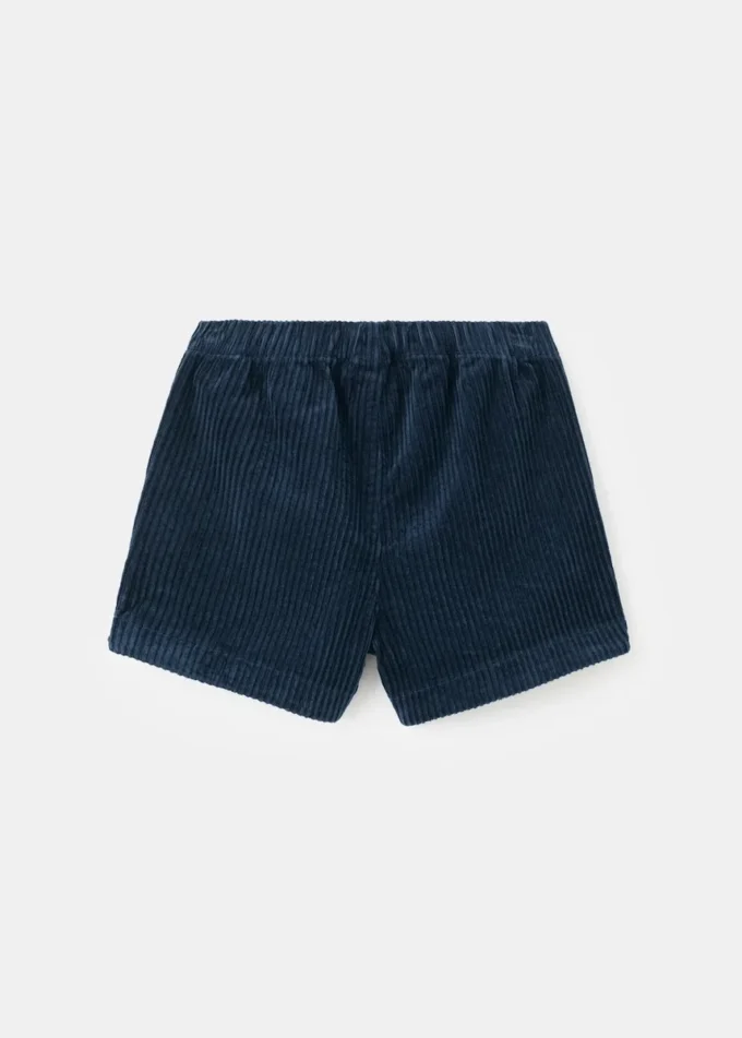 Short en velours côtelé avec boutons Short en velours côtelé avec boutons