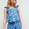 Short à imprimé floral