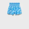 Short à imprimé floral
