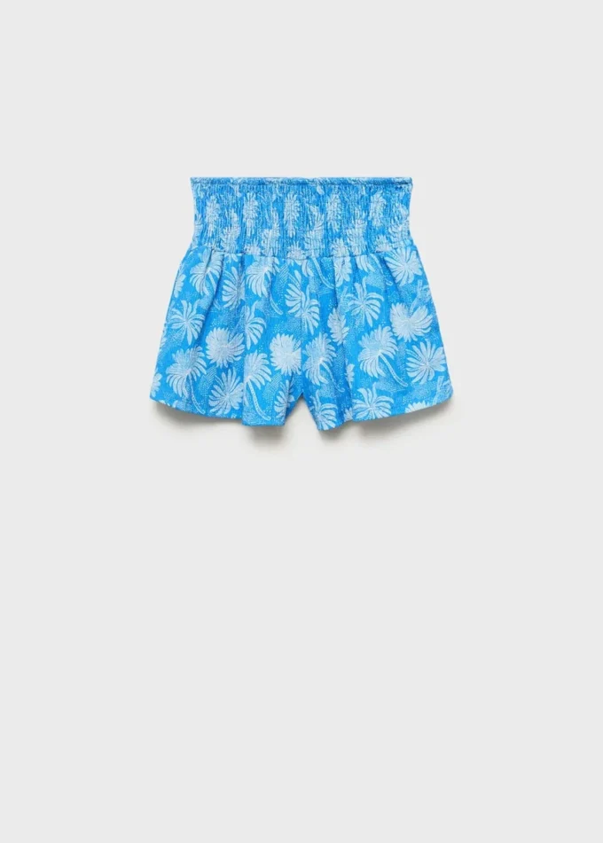 Short à imprimé floral