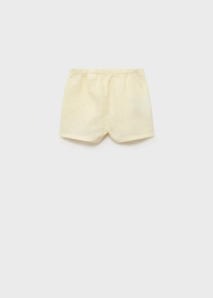 Short texturé à rayures Short texturé à rayures