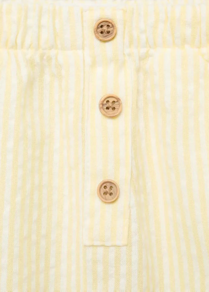 Short texturé à rayures Short texturé à rayures