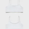 Soutien-gorge bandeau en coton