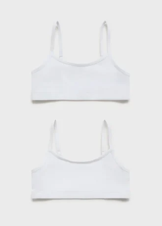 Soutien-gorge bandeau en coton