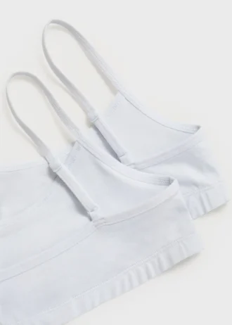 Soutien-gorge bandeau en coton