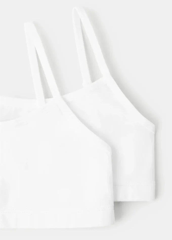 Soutien-gorge bandeau en coton