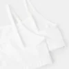 Soutien-gorge bandeau en coton