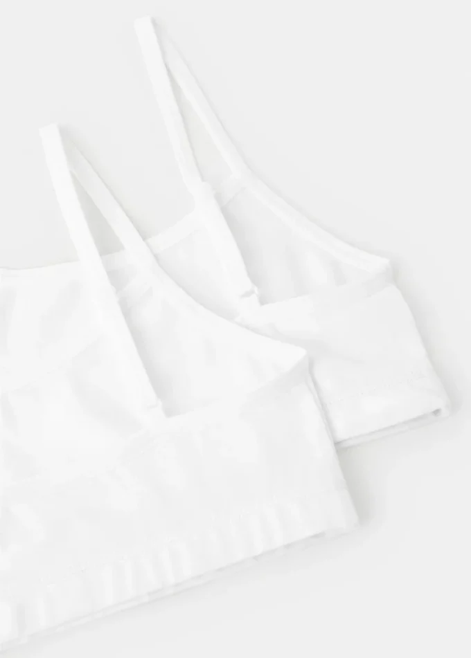 Soutien-gorge bandeau en coton