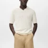 Structure polo 100 % coton tricoté