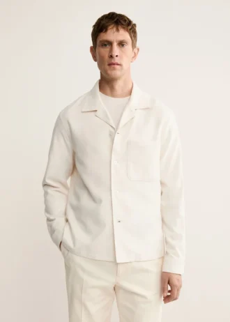 Surchemise 100 % coton avec poches