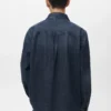Surchemise en denim à poche