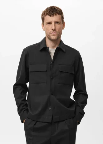 Surchemise en flanelle avec poches