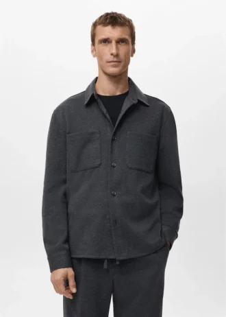 Surchemise en flanelle avec poches