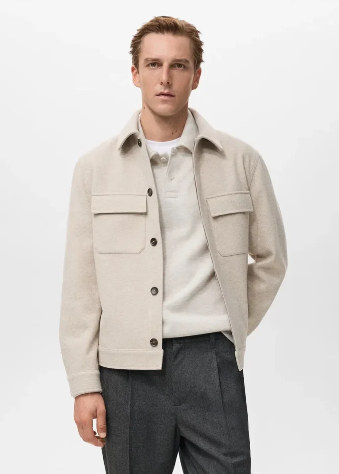 Surchemise en flanelle avec poches