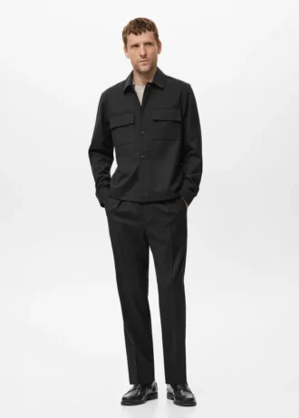 Surchemise en flanelle avec poches
