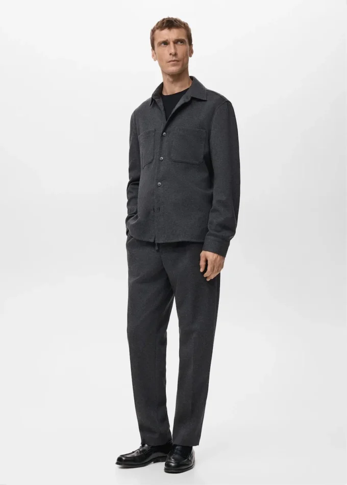 Surchemise en flanelle avec poches