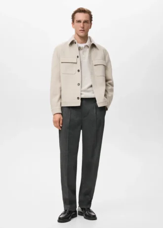 Surchemise en flanelle avec poches