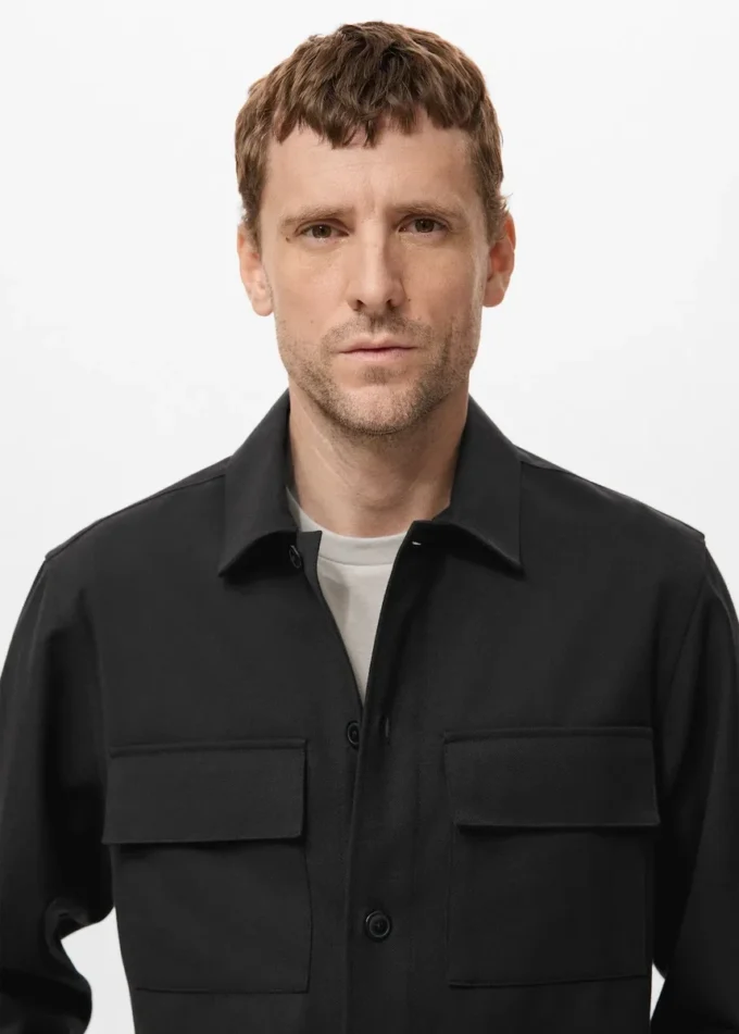 Surchemise en flanelle avec poches