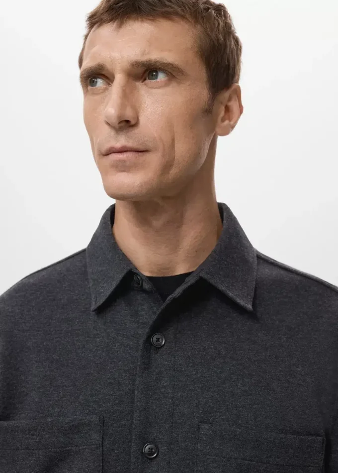 Surchemise en flanelle avec poches