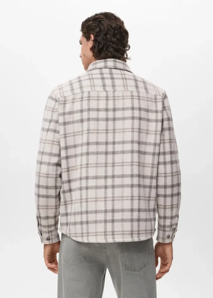 Surchemise en flanelle à carreaux