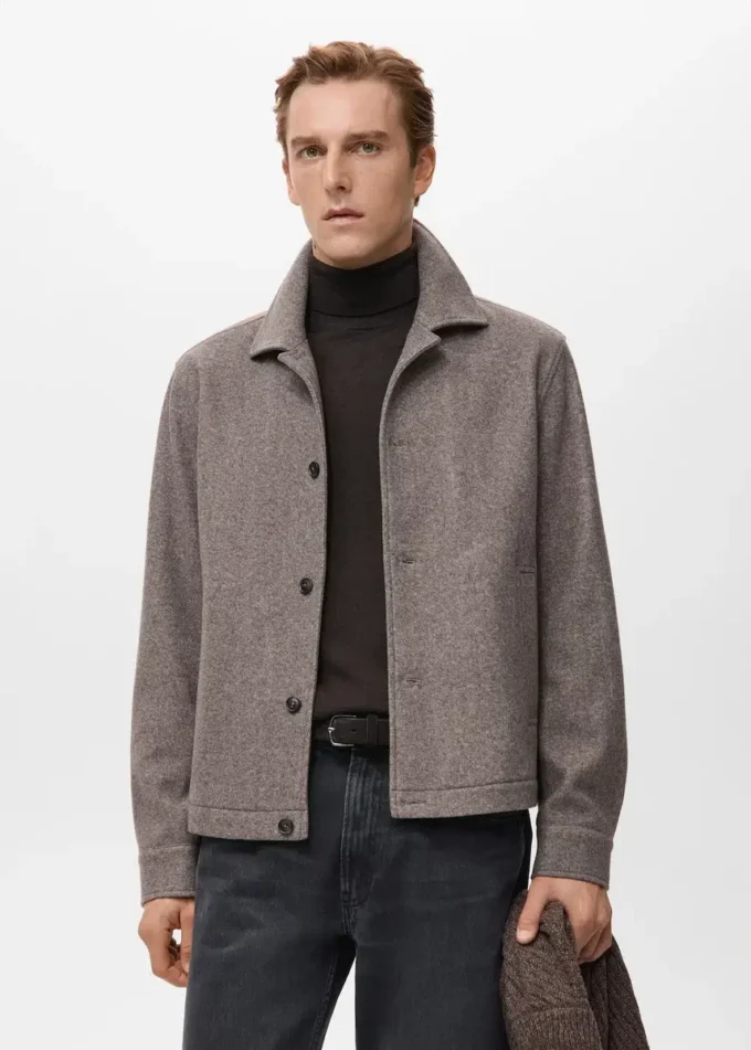 Surchemise en flanelle coupe classique Surchemise en flanelle coupe classique