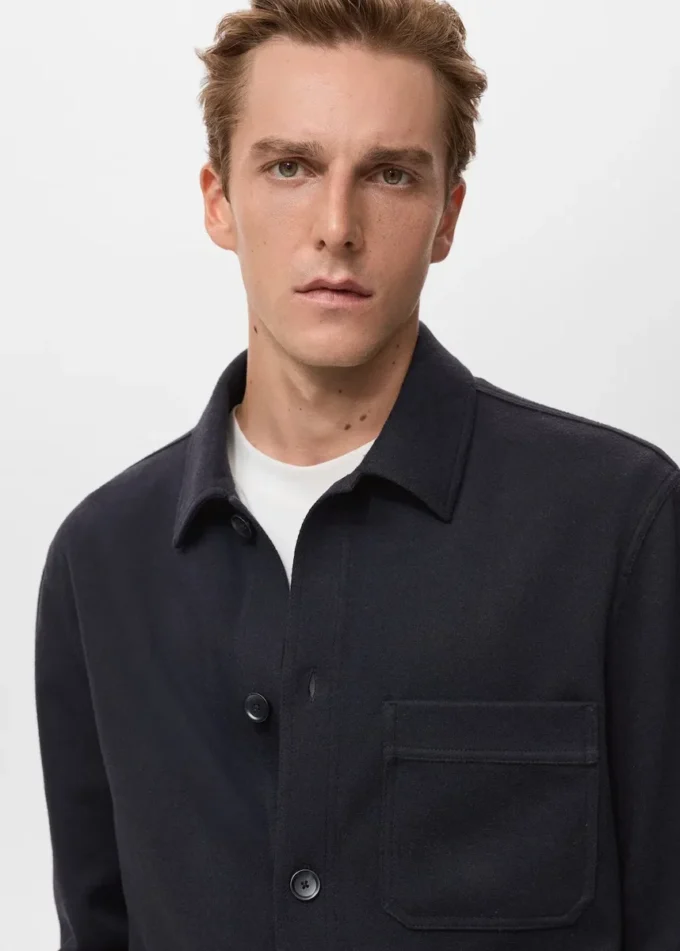 Surchemise en flanelle coupe classique