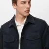 Surchemise en simili cuir suédé Surchemise en simili cuir suédé