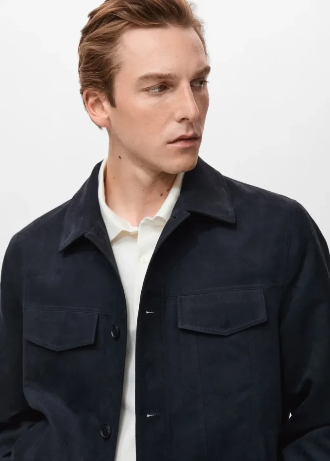 Surchemise en simili cuir suédé Surchemise en simili cuir suédé