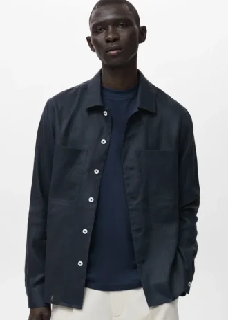 Surchemise légère 100 % lin