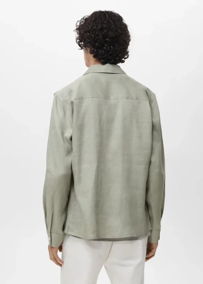 Surchemise légère 100 % lin