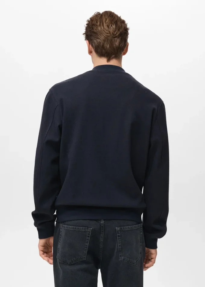Sweat à capuche bomber avec fermeture à glissière