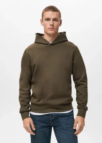 Sweat à capuche coupe classique