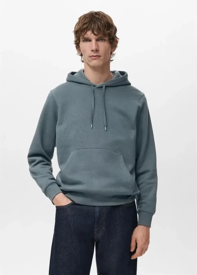 Sweat à capuche coupe classique
