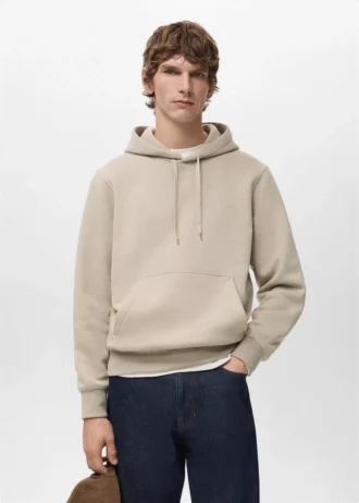 Sweat à capuche coupe classique