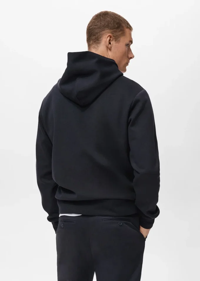 Sweat à capuche coupe classique