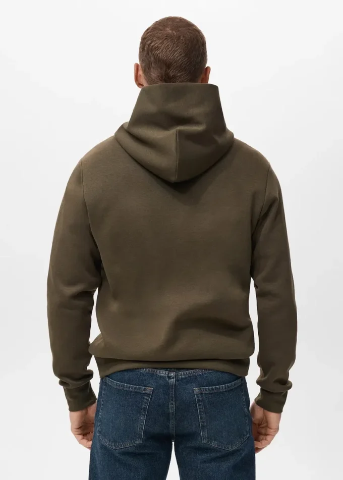 Sweat à capuche coupe classique